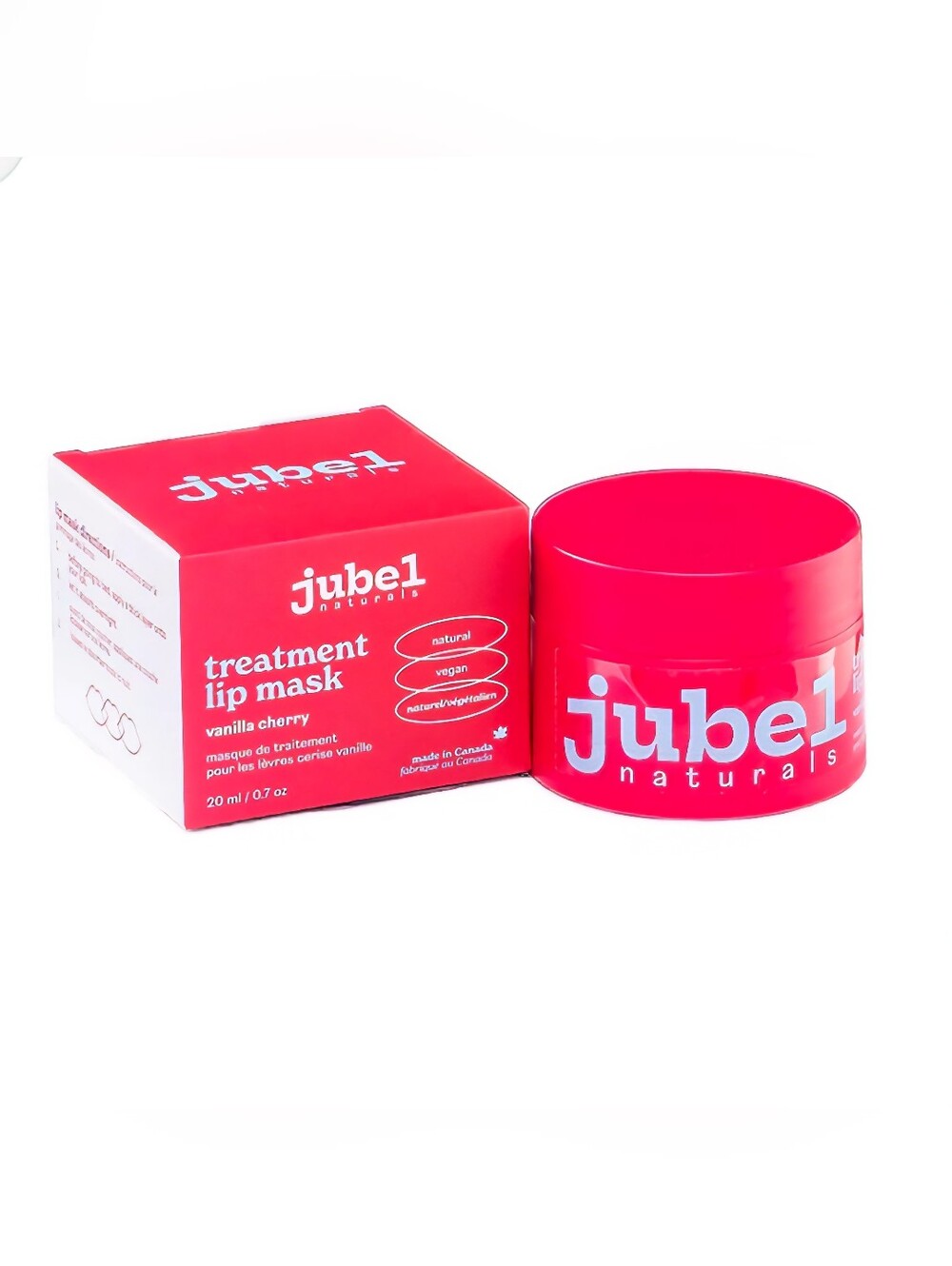 jubel Naturals Vanilla Cherry Treatment Lip Mask 20g 0.7oz